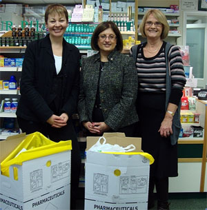 Nasim Ladak with Caroline Lucas